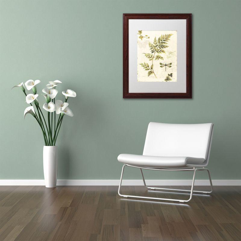 Trademark Fine Art -Lisa Audit 'Ivies and Ferns III' Matted Framed Art