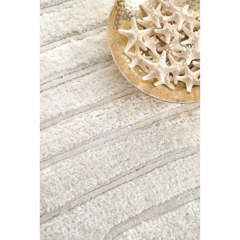Nuloom Isabel Abstract 8x10 Indoor Area Rug for Living Room Bedroom Dining Room, Off White
