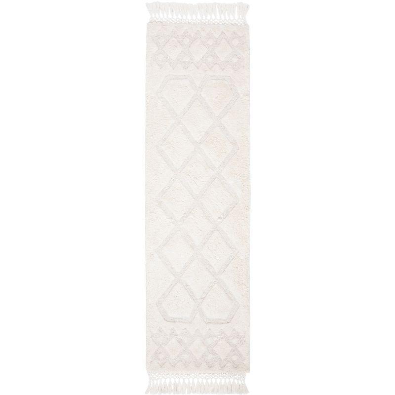 Casablanca CSB651 Hand Tufted Indoor Runner Rug - Ivory - 2'3"x10' - Safavieh