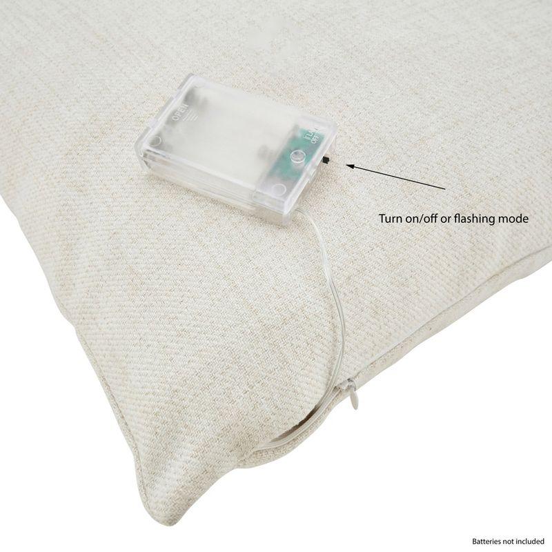 Saro O Tannenbaum Collection Sequined Pillow Cover