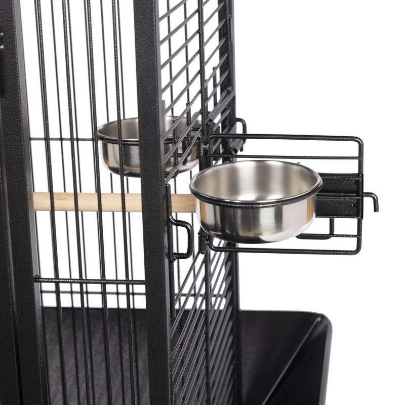 Prevue Pet Products Wrought Iron Select Bird Cage Black Hammerstone 3151BLK