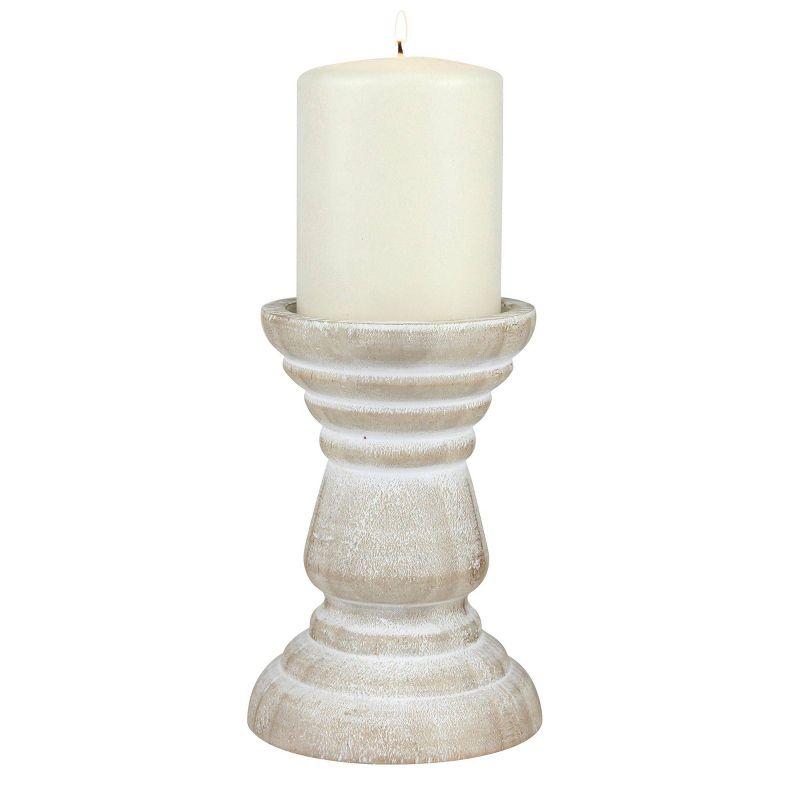 Stonebriar Beach House Pillar Candle Holder - CKK Home Decor