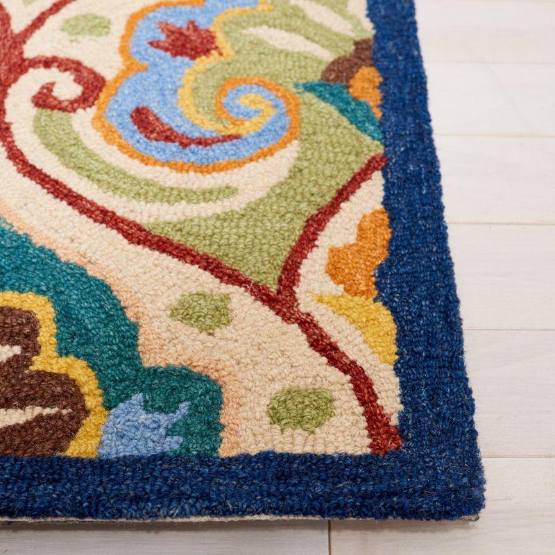 Metro MET114 Hand Tufted Area Rug - Beige/Blue - 4'x6' - Safavieh.