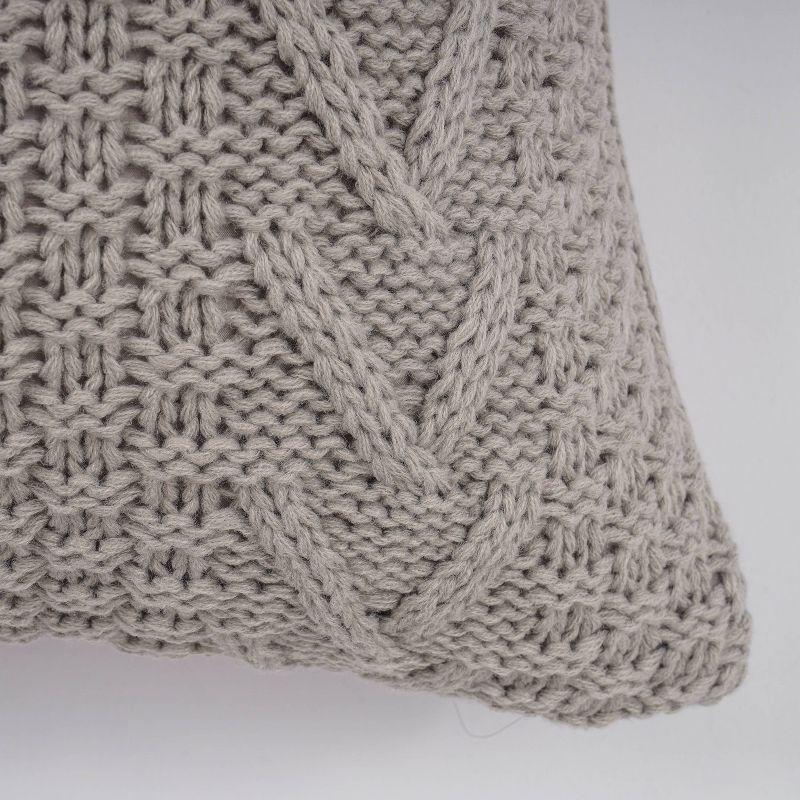 EverGrace Ratree Chunky Reversible Throw Pillow
