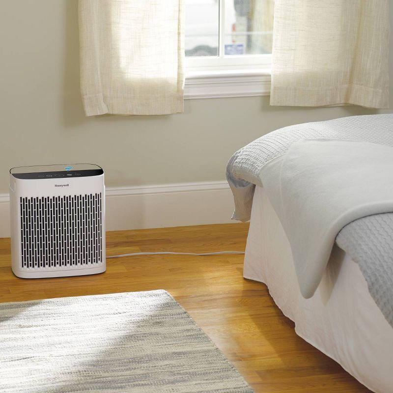 Honeywell Insight 190' Medium-Large Rooms HEPA HPA5100WV1 Air Purifier White: Quiet Fan, Carbon Filter, Energy Star Certified