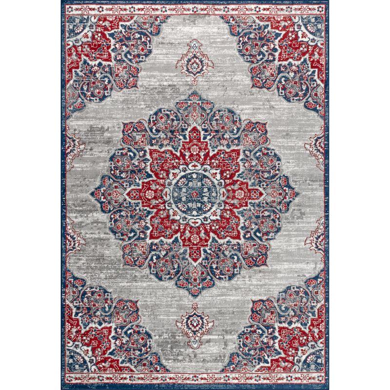 Modern Persian Vintage Moroccan Medallion Runner Rug - JONATHAN Y