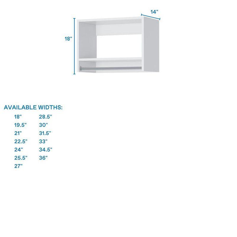 Modular Closets Built-in Tall Hanging Unit For Closet Systems