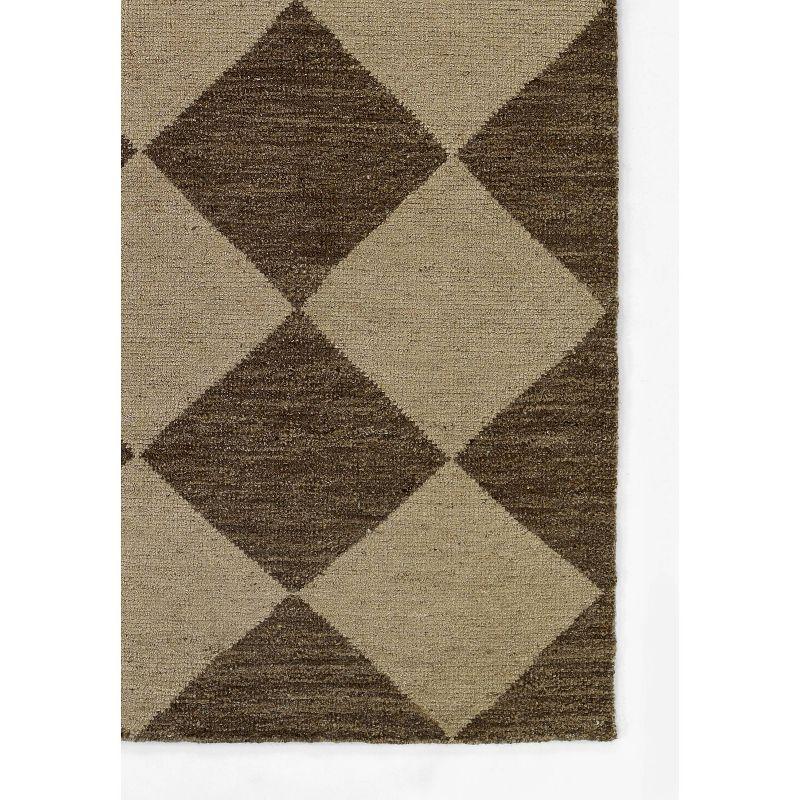 Palau Hand-Knotted Wool Rug - Brown / 9' x 12'