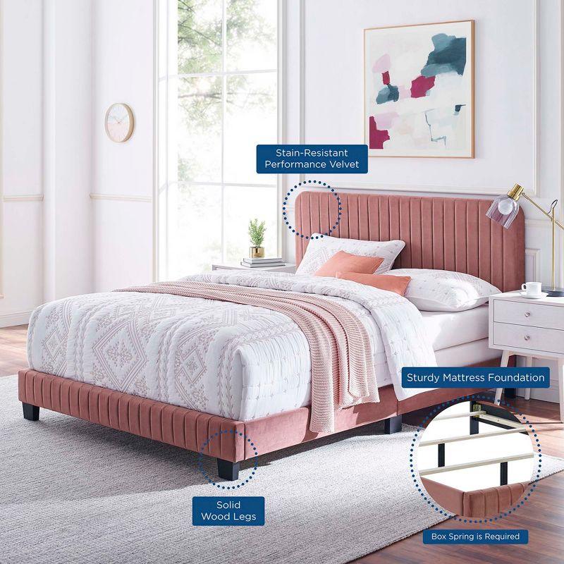 Modway Celine Channel Tufted Performance Velvet King Bed