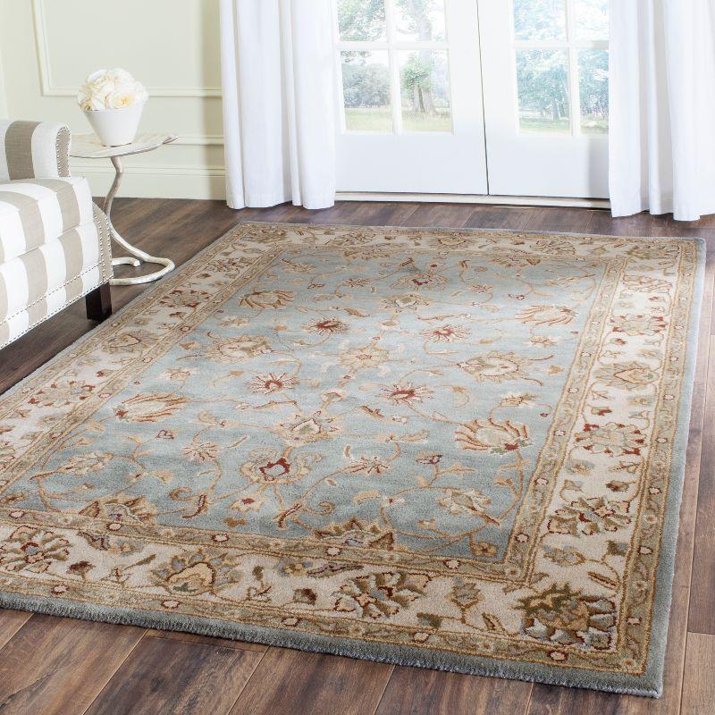 Royalty ROY343 Hand Tufted Area Rug - Blue/Beige - 6'x9' - Safavieh.