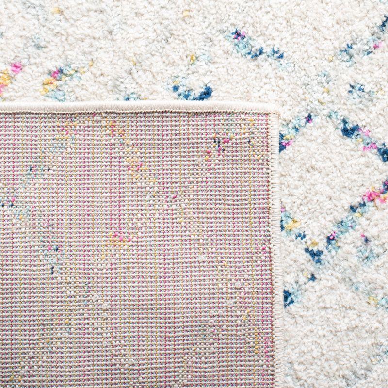 Tulum TUL270 Power Loomed Area Rug - Ivory/Blue - 3'x3' - Safavieh.