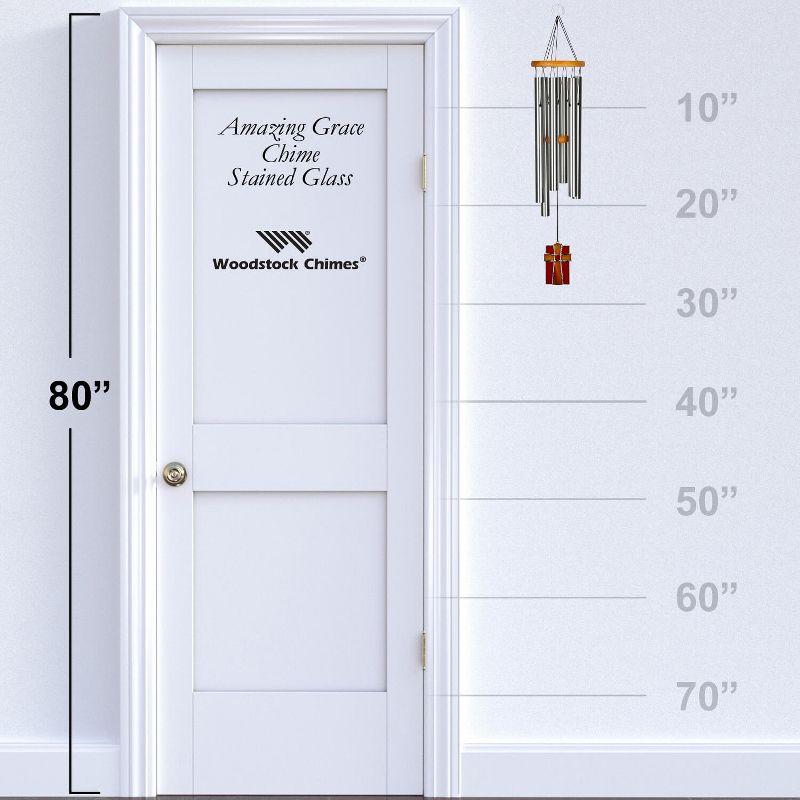 Woodstock Windchimes Original Amazing Grace Chime, Wind Chimes For Outside, Wind Chimes For Garden, Patio, and Outdoor Decor, 28"L
