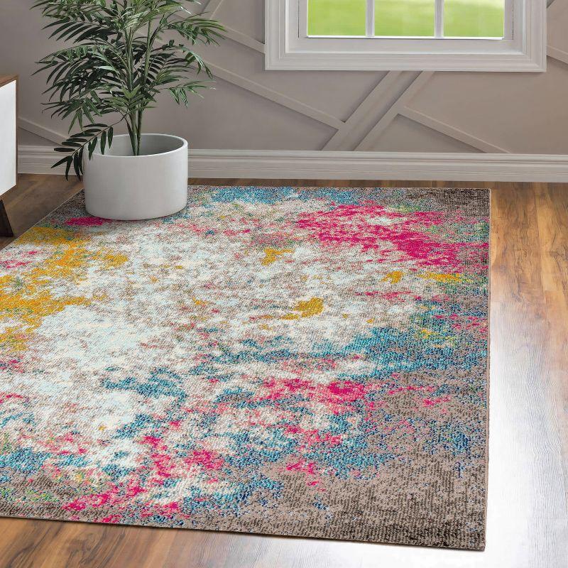 Contemporary POP Modern Abstract Vintage Waterfall Area Rug - JONATHAN Y