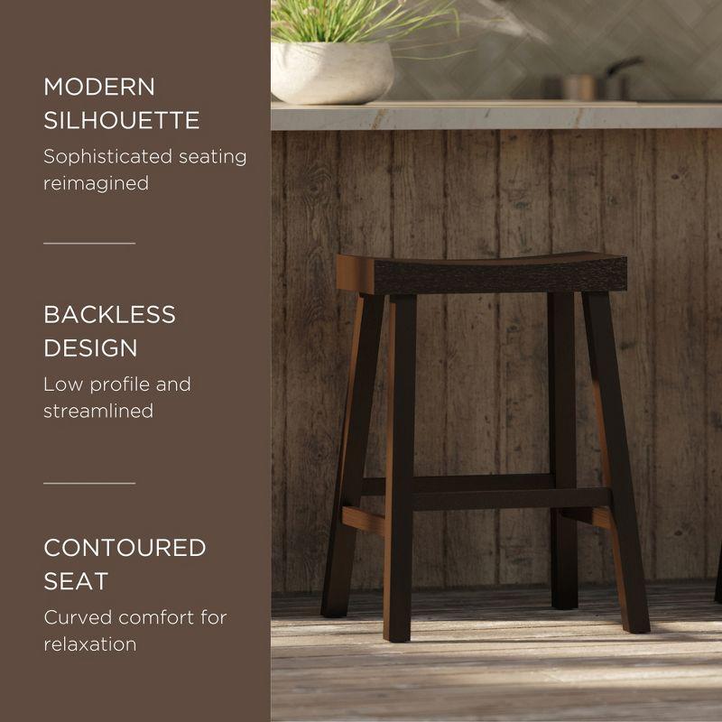 Maven Lane Maven Lane Vincent Wooden Kitchen Stool