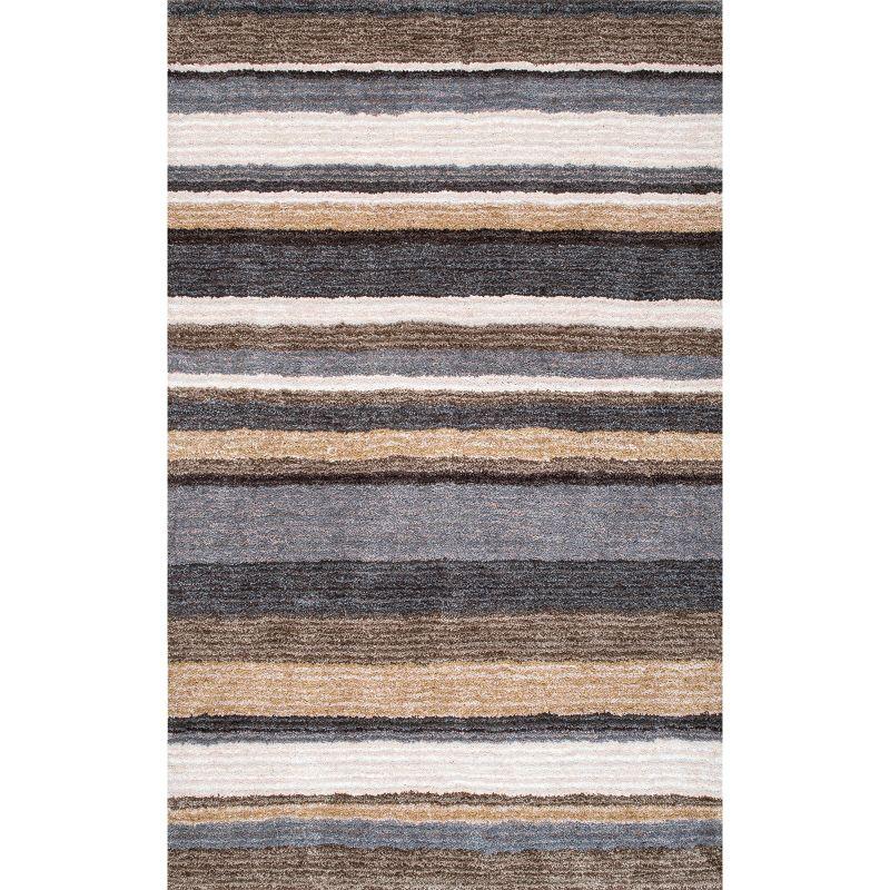 Nuloom Drey Striped Shag Indoor Area Rug