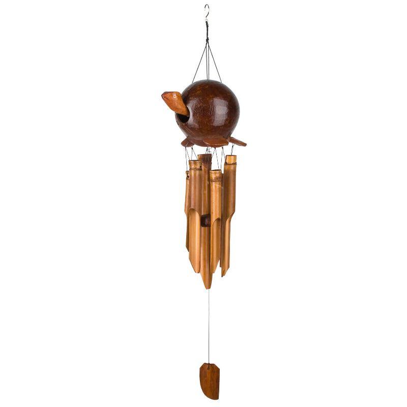 Woodstock Windchimes Animal Chimes Gertyl Turtle Gooney, Wind Chimes For Outside, Wind Chimes For Garden, Patio, and Outdoor Decor, 34"L