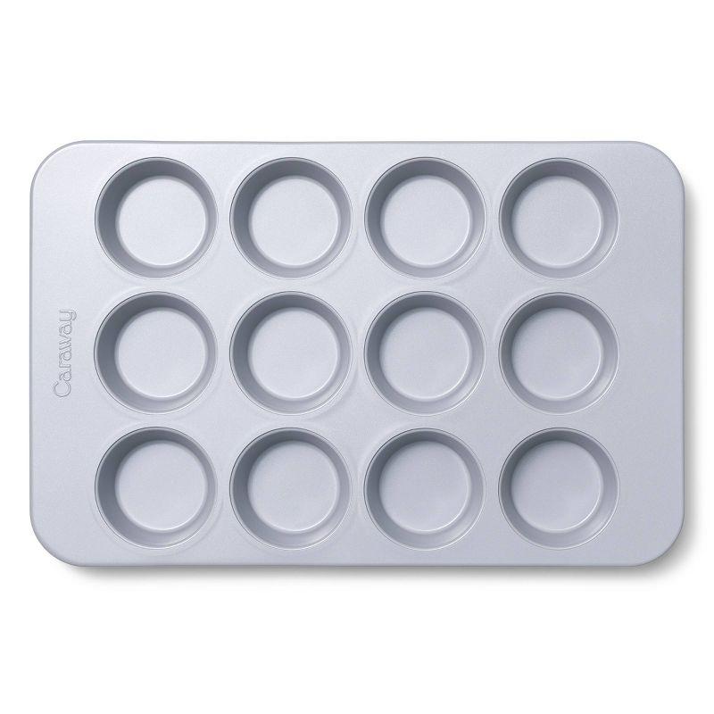 Slate Non-Stick Steel 12-Cup Muffin Pan