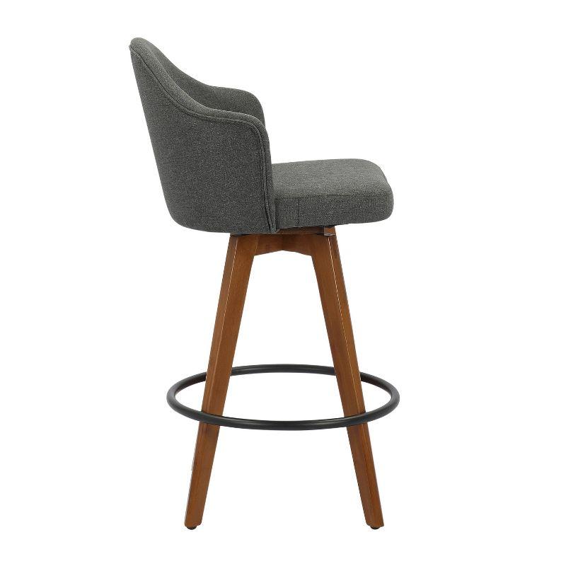 26" Ahoy Mid-Century Modern Counter Height Barstool - LumiSource