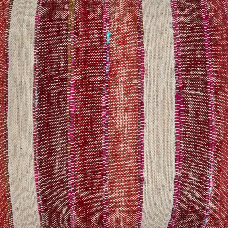 Lynn Collection Striped Cotton Throw Pillow