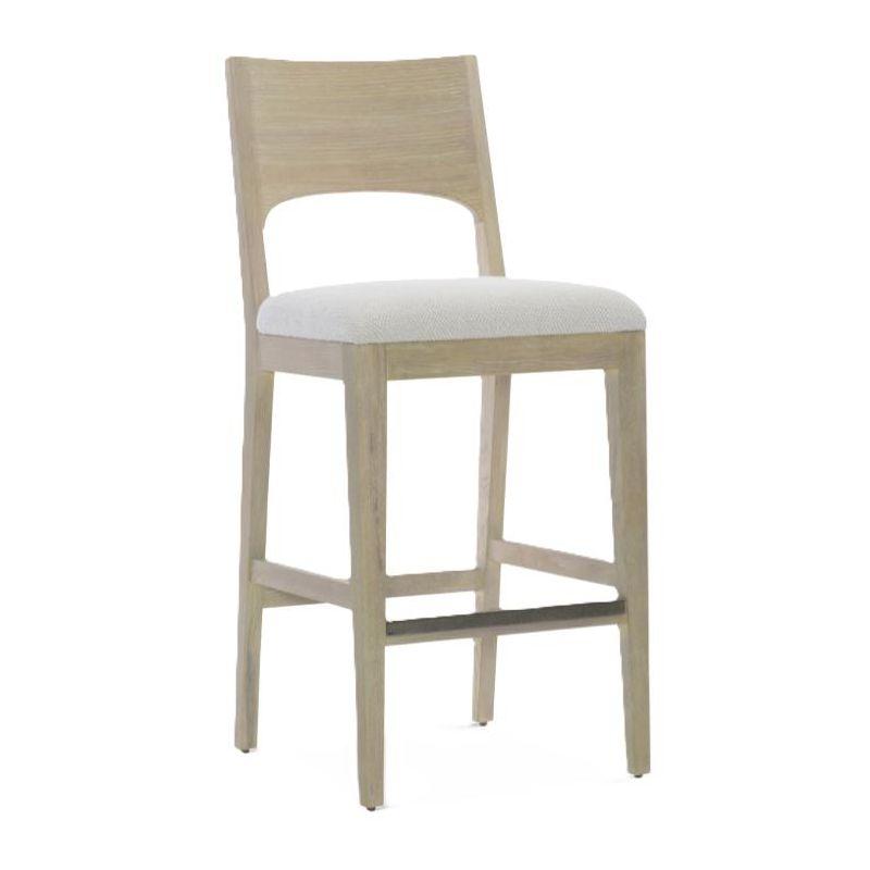 Bernhardt Solaria Upholstered Counter Stool with Solid Wood Frame