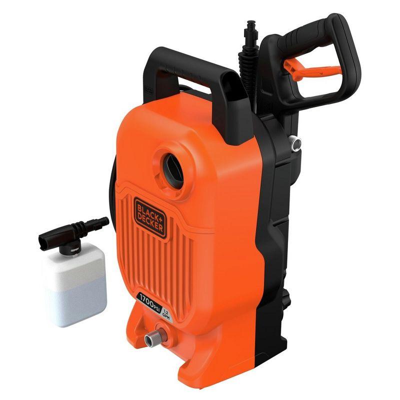 Black & Decker BEPW1700 1700 max PSI 1.2 GPM Corded Cold Water Pressure Washer