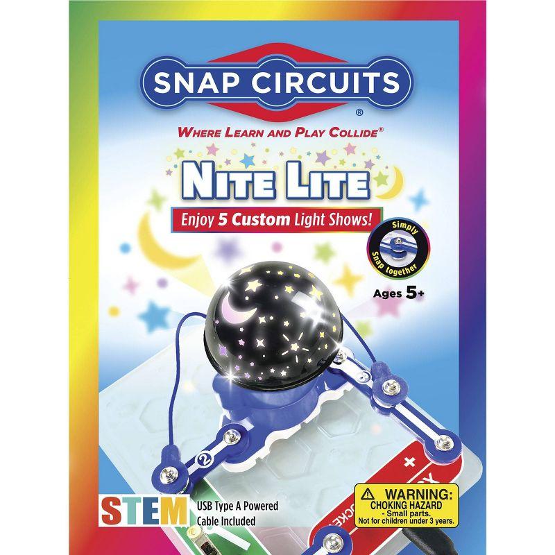 Snap Circuits Nite Lite STEM Projector Kit with 5 Light Shows