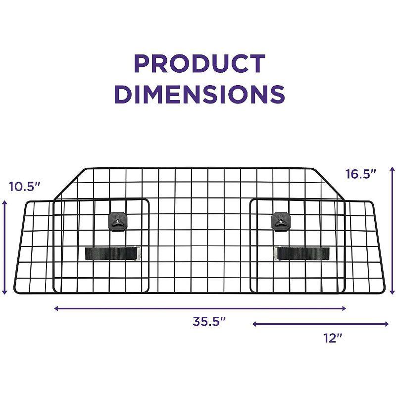 Pawple Dog Barrier, Car & SUV Adjustable Pet Barrier, Universal Fit