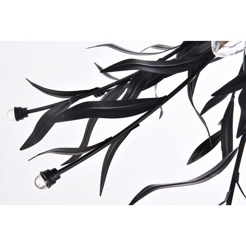 Elegant Lighting Priscilla 18.5 inch flush mount in gold leaf