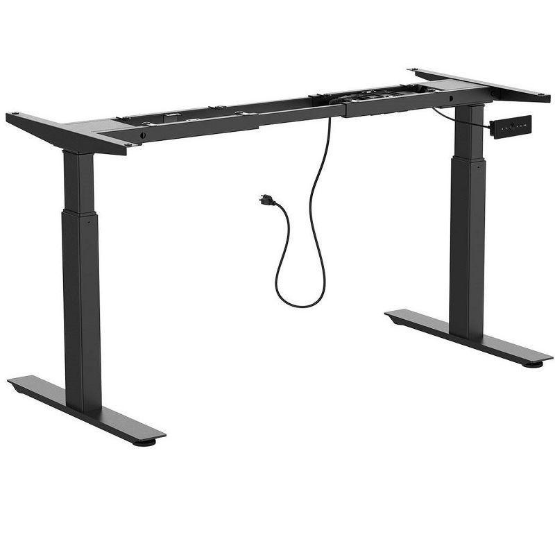 Monoprice Dual Motor Easy Assembly Folding Sit-Stand Desk Frame, Max 265 lbs Weight Capacity - Workstream Collection