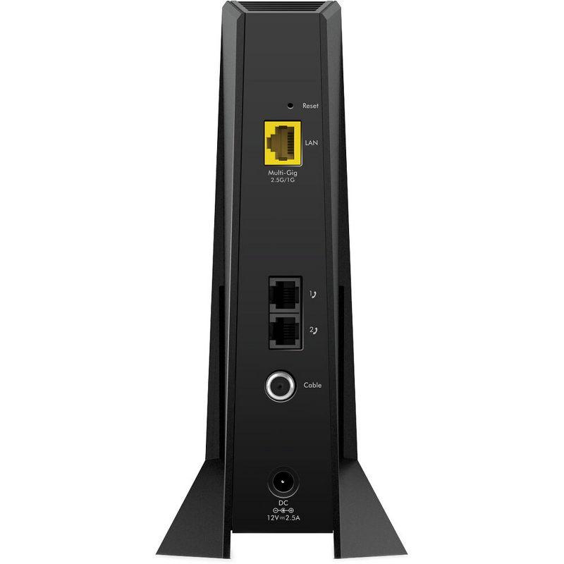 Nighthawk Black External 2.5Gbps Cable Modem with Voice Support