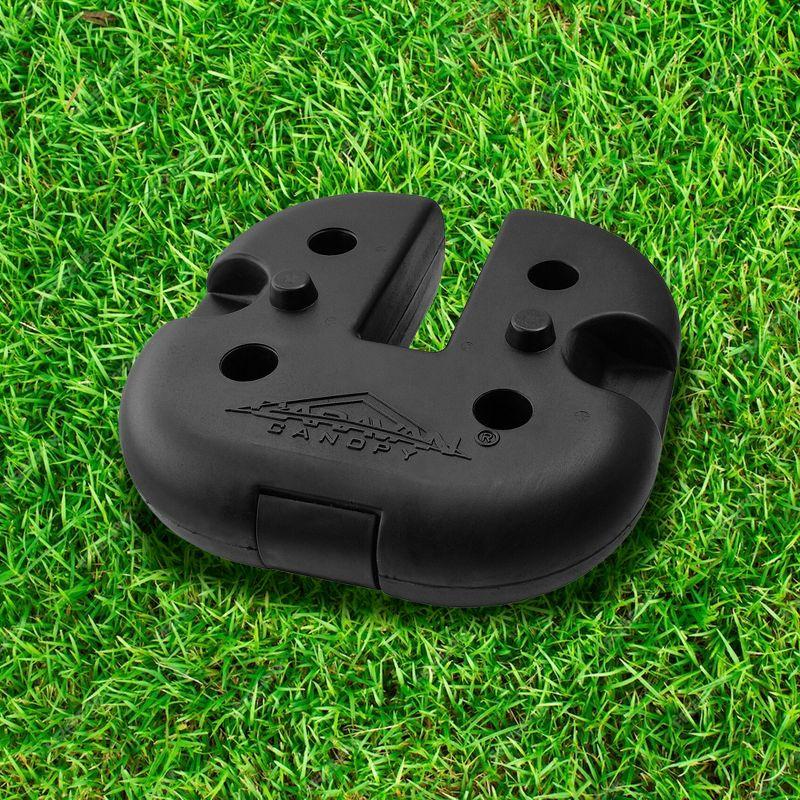 Caravan Canopy Caravan Canopy Black Plastic Weight for Canopy (Set of 4)