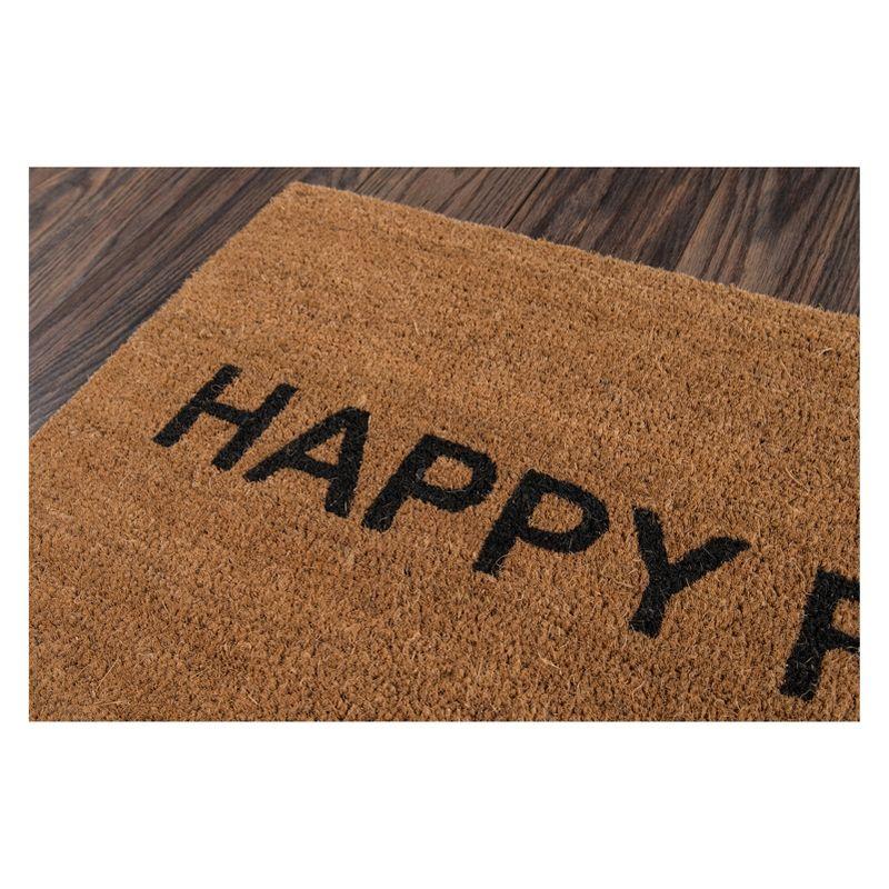 Aloha Natural Coir 18" x 30" Bold Typography Outdoor Doormat