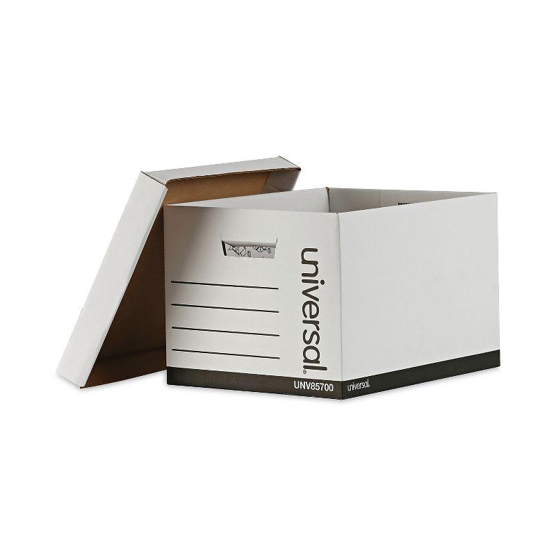 Extra-Strength Storage Box with Lid, 12/Carton