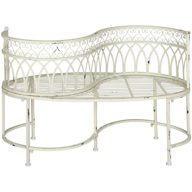 Fleur De Lis Living Yelverton Iron Outdoor Bench