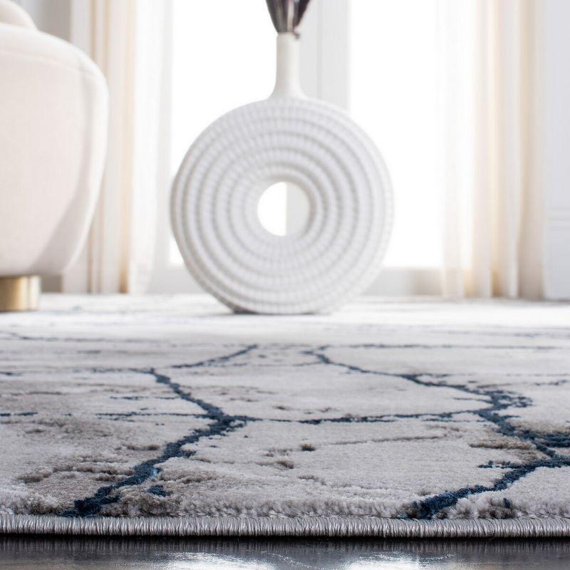 Craft CFT877 Loomed Indoor Area Rug - Ivory Grey/Blue - 5'3"x7'6" - Safavieh