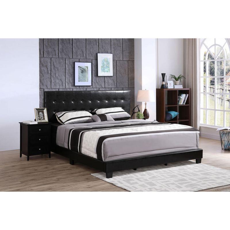 Passion Furniture Caldwell Full Panel Bed