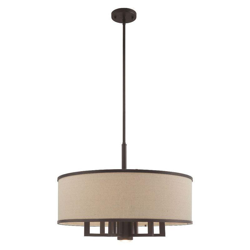 Livex Lighting Park Ridge 6 - Light Chandelier in  Bronze