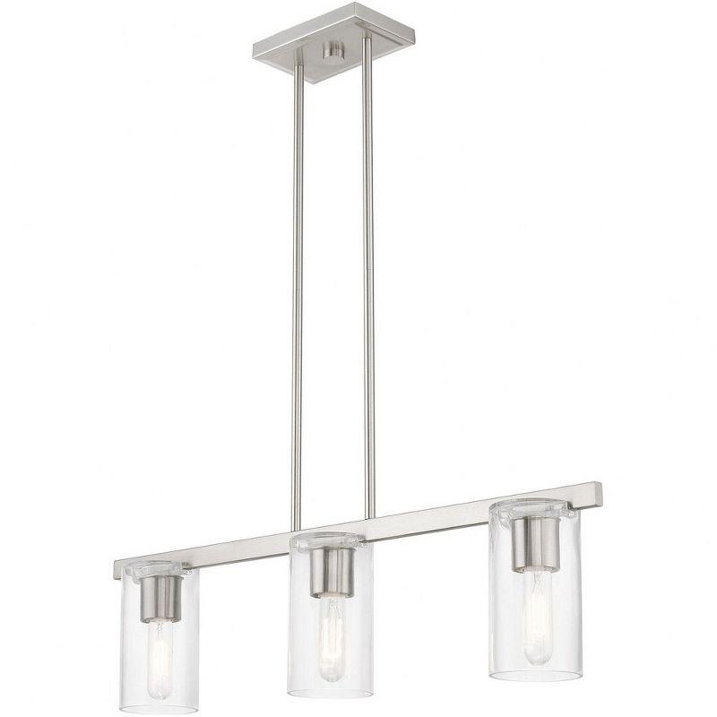 Livex Lighting Clarion 3 - Light Chandelier in  Brushed Nickel