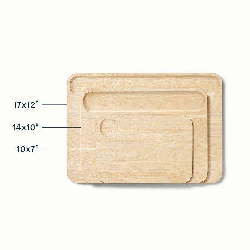 Caraway Birch Wood 4-Piece Cutting Board Set