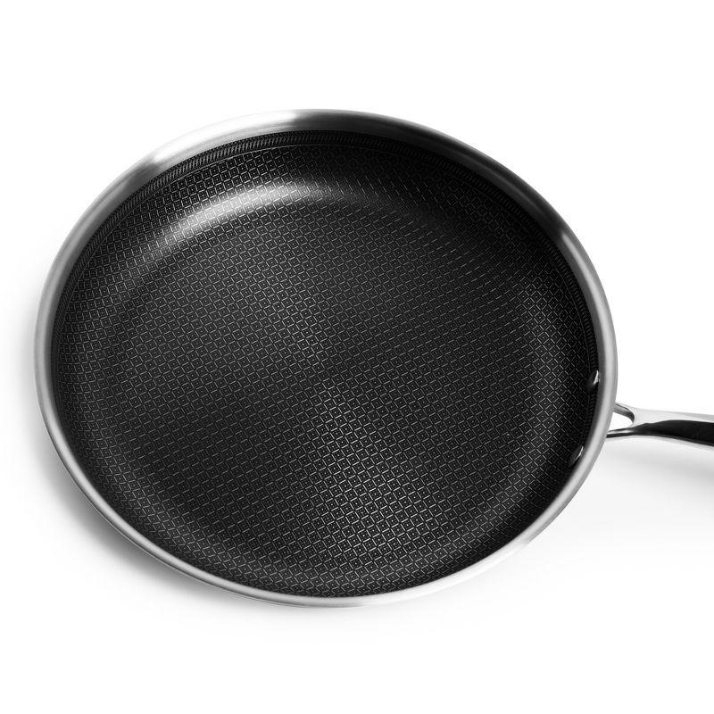 Tri-Ply Stainless Steel Nonstick 12" Frying Pan with Lid