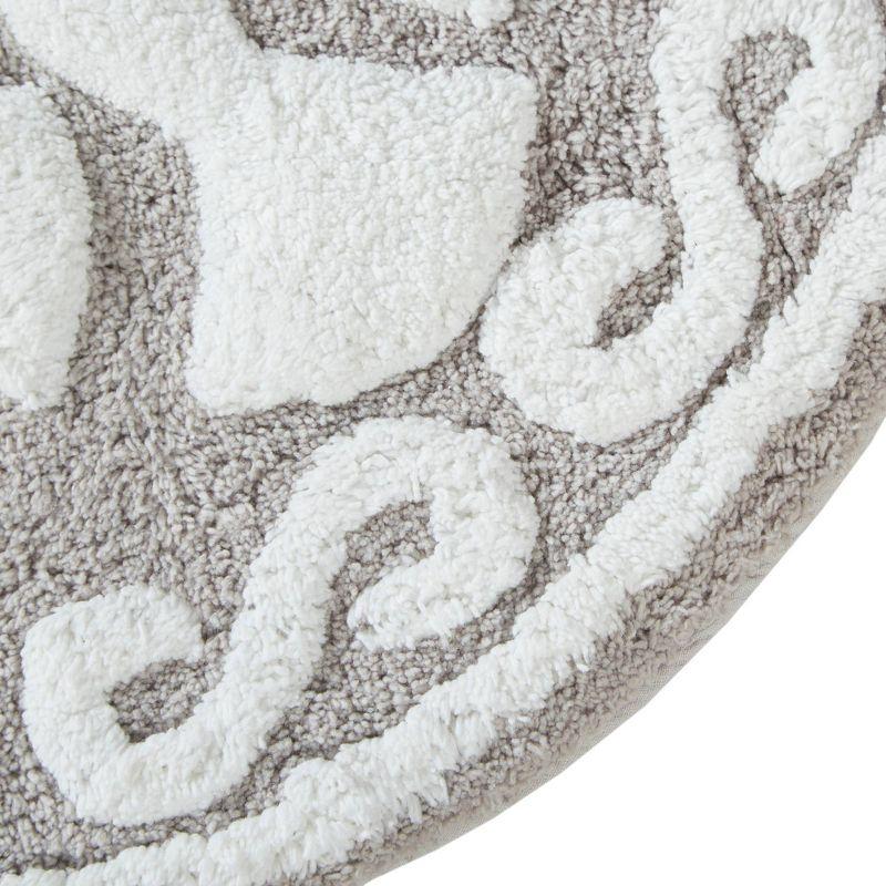Madison Park Casablanca Medallion Cotton Tufted Bath Rug