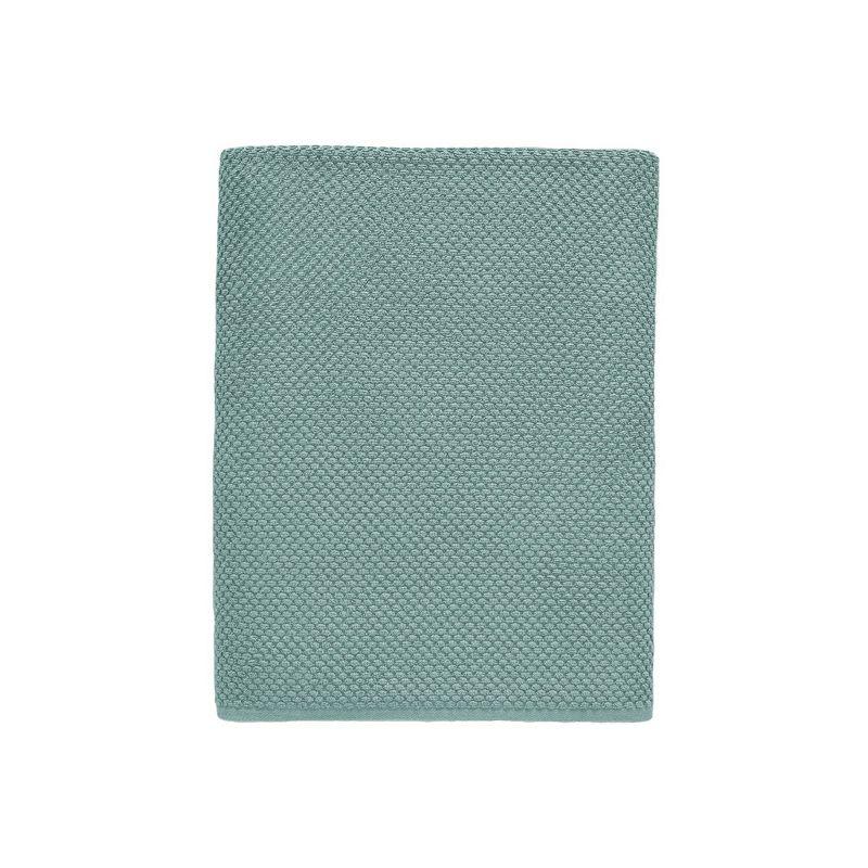 6pc Lilly Cotton Bamboo Bath Towel Set Seafoam - Blue Loom