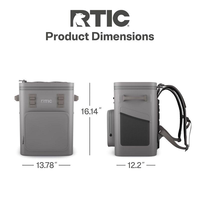 RTIC Outdoors 24qt Ultra-Tough Backpack Cooler - Gray