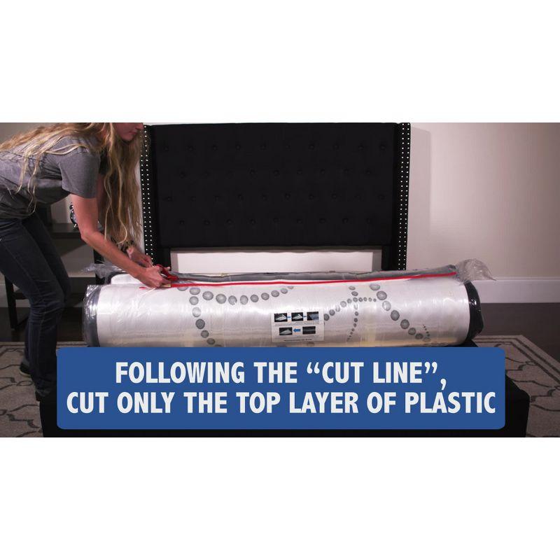 Emma and Oliver 12 Inch CertiPUR-US Certified Hybrid Pocket Spring Mattress, Twin Mattress in a Box - Premium Mattress