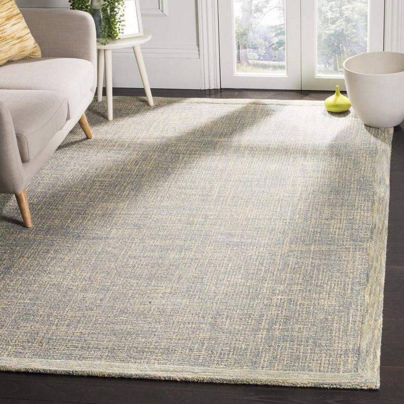 Abstract ABT220 Handmade Indoor Area Rug - Gold/Grey - 6'x9' - Safavieh