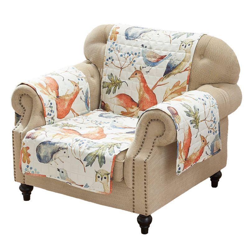 Barefoot Bungalow Elmina Willow Reversible Quilted Armchair Slipcover
