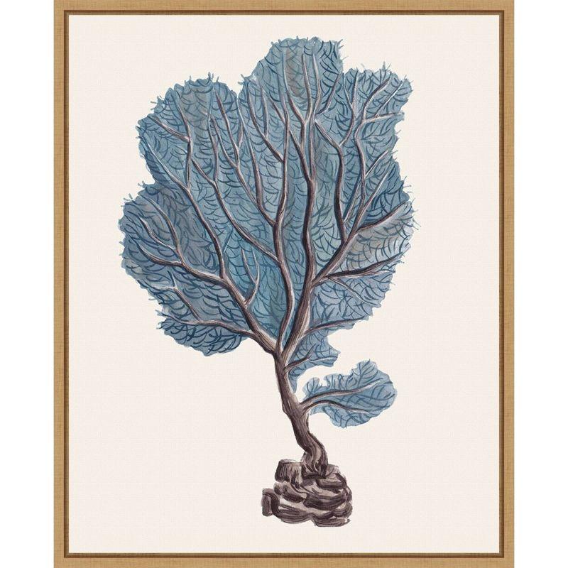 Amanti Art Indigo Reef IV by Melissa Wang Framed Wall Art Print