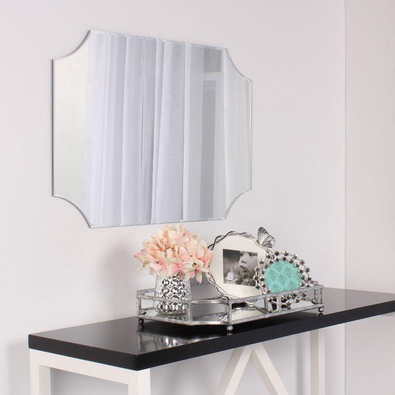Kate and Laurel Ciel Tray, 12x18, Silver
