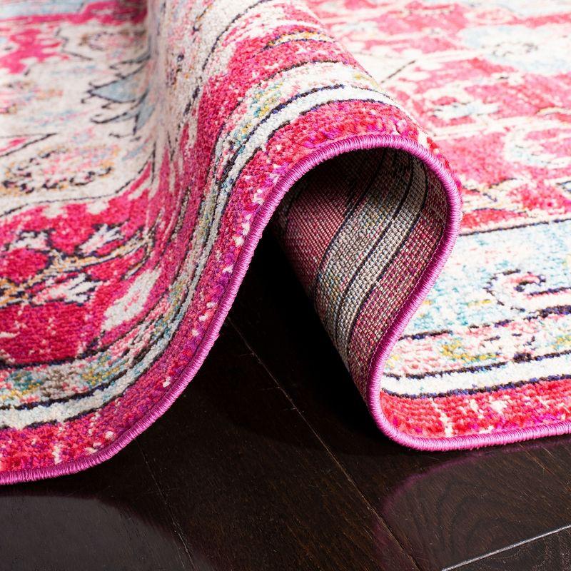 Madison MAD473 Power Loomed Indoor Area Rug - Fuchsia/Blue - 8'x10' - Safavieh