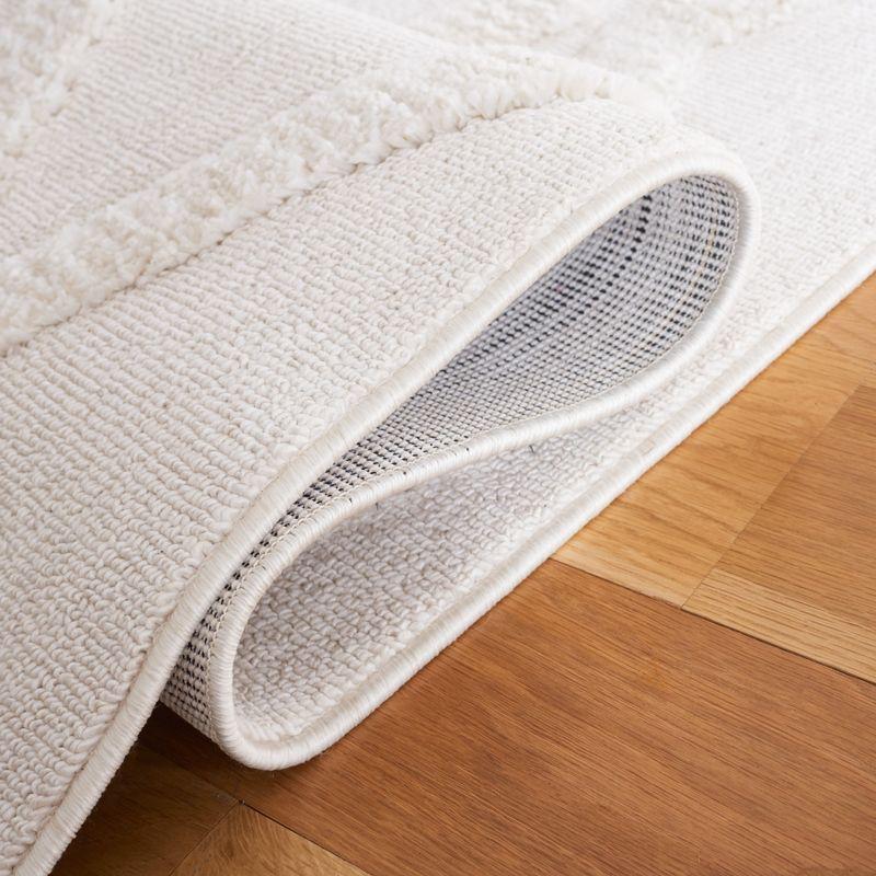 Marrakesh MRK554 Power Loomed Area Rug - Ivory/Ivory - 8'9"x11'9" - Safavieh.